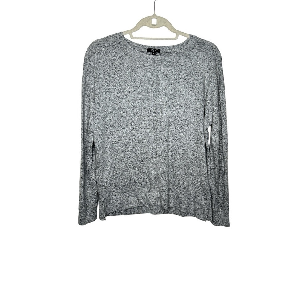 Rails "JOGGY" Mélange Grey Soft Knit Pullover Sweater | Size M